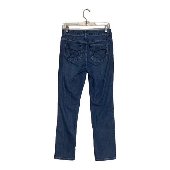 Chico's Platinum Denim bluestraight leg jeans size 0 short - Picture 8 of 8